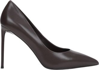 Estro & Luminara Stiletto Pumps - Dames - Pumps - Bruin - 36 EU - Katoen - Schoenen