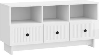 vidaXL Mueble De Tv Brillante 102 X 34,5 X 50 Cm Madera De Ingenier&iacute;a Vidaxl