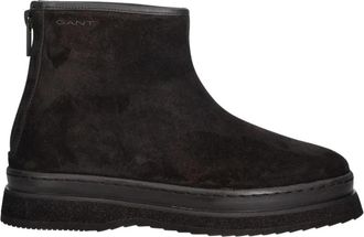 GANT Sistown Mid Boot - Dames - Winterlaarzen - Bruin - 41 EU - Leer - Schoenen