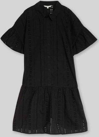 Tom Tailor Denim Freizeitkleid aus reiner Baumwolle in Black, Gr&ouml;&szlig;e XL