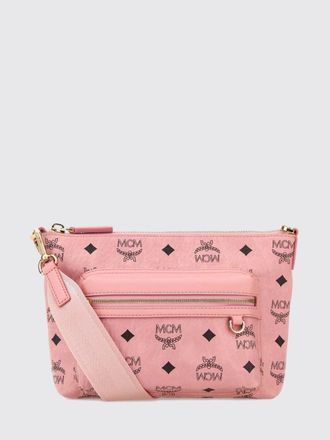 MCM Borsa Aren Mini MCM in cotone spalmato con logo all over