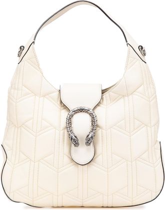 Gucci Pre-owned Womens Guilty Hobo Bag Quilted - Cream Leather - One Size