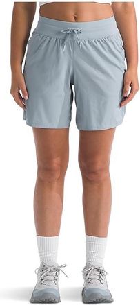 The North Face Aphrodite Motion Bermuda Shorts Womens Shorts Frost Grey : 2XL 8, Nylon/Elastane