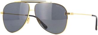 Tom Ford FT1018 30A Shiny Deep Gold/Black/Smoke