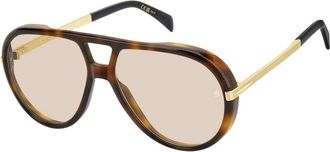 Eyewear by David Beckham Voyager 2IK Zonnebril - Heren - Zonnebrillen - Bruin - 61 MM - Accessoires