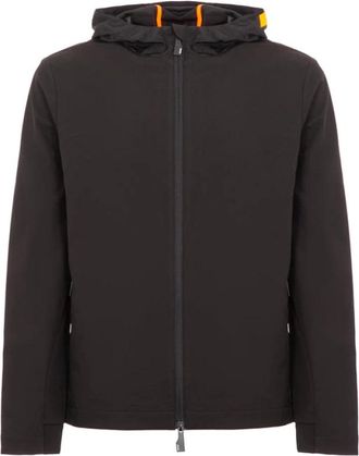 Suns Katoenen parka en pufferjassen - Heren - Zomerjassen - Zwart - S - Katoen - Jassen