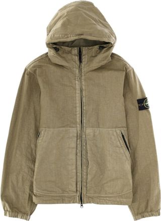Stone Island Khaki Solid Hood Jacket