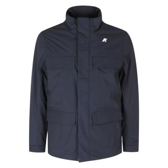 K-Way Giacca Manuene Warm Micro Canvas da Uomo - - Jackets - Uomo - Blu - S