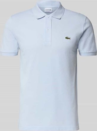 Lacoste Slim Fit Poloshirt aus reiner Baumwolle in Hellblau, Gr&ouml;&szlig;e XXXL