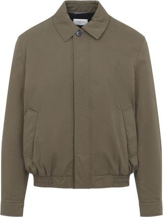 Saint Laurent Taupe Shirt Collar Jacket