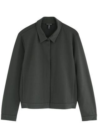 Eileen Fisher Eileen Fisher Jersey Jacket - Charcoal - L (UK 18-20 /xl)