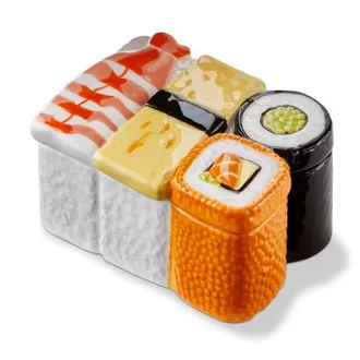 Tag Sushi Lidded Trinket Box Multi Earthenware Everyday in Orange at Nordstrom