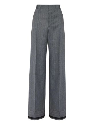Maison Margiela wide-leg tailored trousers - Grey