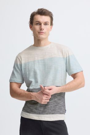 Blend T-Shirt BLEND BHKEITH BLOCK S/S TEE, Herren, Gr. XXL, salute, Single Jersey, Obermaterial: 100% Baumwolle, colorblocking, regular fit normal, Rundhals