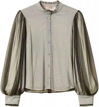 Twinset Shirts - Dames - Overhemden - Beige - M - Overhemden