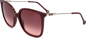 Carolina Herrera Womens CH0070-S-LHF-56 CH0070 56 S LHF Sunglasses - Dark Red - One Size