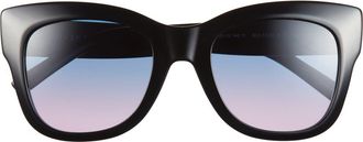Givenchy CITY GEOMETRIC SUNGLASSES in Sblk/blug at Nordstrom