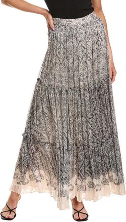 Hemant & Nandita Tiered Maxi Skirt