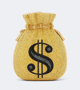 Judith Leiber Clutch Money Bag con cristales