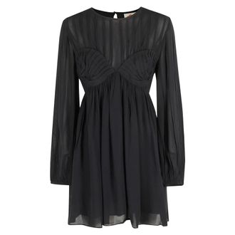 Farm Rio FARM Rio, Short Dresses, female, Black, M, Shell Mini Dress