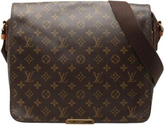 Louis Vuitton Pre-owned Abbesses Cross Body Bag - Dames - Vintage Schoudertas - Bruin - ONE Size - Leer - Vintage