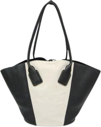 Bottega Veneta Pre-owned Tote Bags, female, Multicolor, Size: ONE SIZE Pre-owned Canvas Shoulder Bag