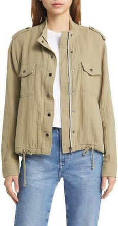 Rails Collins Organic Cotton Military Jacket in Mermaid at Nordstrom Rack, Size X-Large