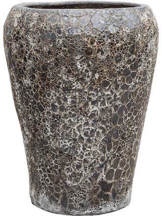 Baq Grosser, exklusiver In-/Outdoor Blumentopf Lava Coppa &oslash; 50/ 68 cm - Black