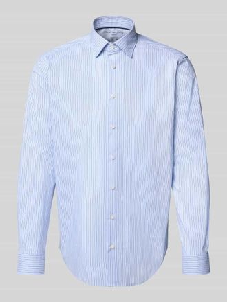 Christian Berg Regular Fit Freizeithemd mit Kentkragen in Bleu, Gr&ouml;&szlig;e 43/44