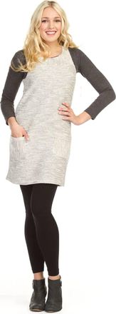 Papillon Boucle 2 Pocket Dress In Black