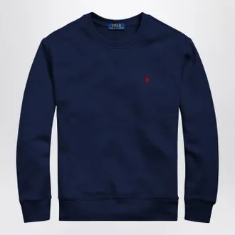 Polo Ralph Lauren Navy Blue Cotton Blend Sweatshirt