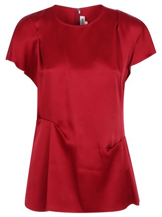 Victoria Beckham Draped Pleat Detail Top