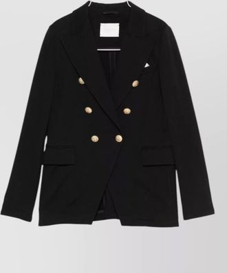 Circolo 1901 cotton double breasted jacket gold buttons