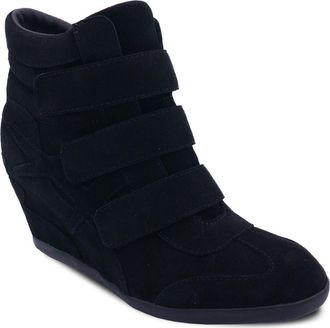 Ash Bowie 2.0 Wedge Sneaker in Black at Nordstrom, Size 37