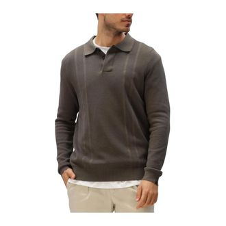 Butcher of Blue Heren Truien Vesten Ripley Polo Ls - Heren - Tops - Groen - Maat: L Katoen