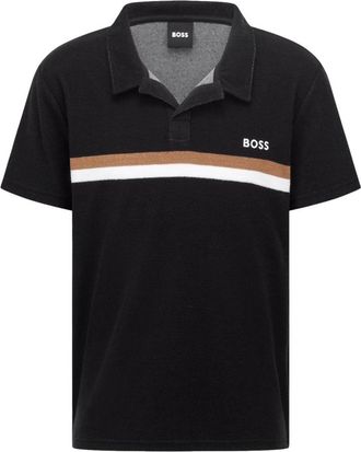 HUGO BOSS Hombre, Camisetas, Negro, Talla: S
