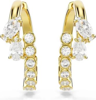 Swarovski Mesmera Hoop Oorbellen - Dames - Oorbellen - Geel - ONE Size - Accessoires