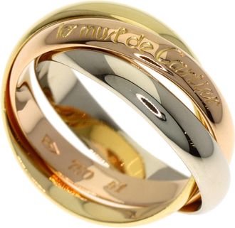 Cartier Trinity Yellow Gold (18K) Pink Gold (18K) White Gold (18K) Band Ring (Pre-Owned)