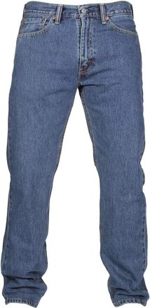 Levi's Mens Levis 505 Jeans Blue Denim Stretch Straight Leg Regular Fit ERK1626