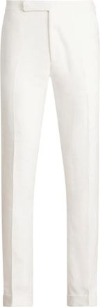 Ralph Lauren Purple Label Pantaloni in lino - Bianco
