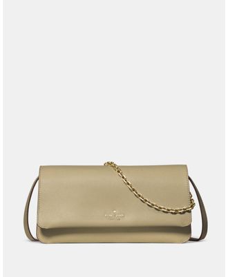 Kate Spade New York Womens Ivy Crossbody Bag - Dark Brown - One Size
