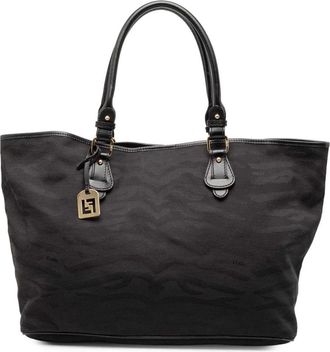 Fendi Pre-owned Tote Bags, female, Black, Size: ONE SIZE Pre-owned Vintage Jacquard Tote Bag