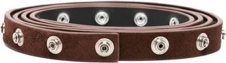The Attico Su&egrave;de Riem - Dames - Riemen - Bruin - S - Su&egrave;de - Accessoires
