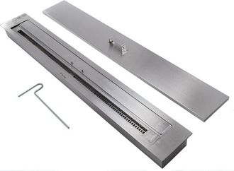 Purline Bloque De Combusti&oacute;n Tama&ntilde;o Grande Con Fibra Cer&aacute;mica Y Regulador De Llama Plata