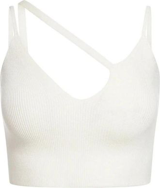 Laneus Sleeveless Top - Dames - Tops zonder mouwen - Wit - M - Tops
