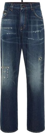 Philipp Plein 5-Pocket Beach Boy Fit Jeans - Heren - Regular Fit Jeans - Blauw - W32 - Denim - Jeans