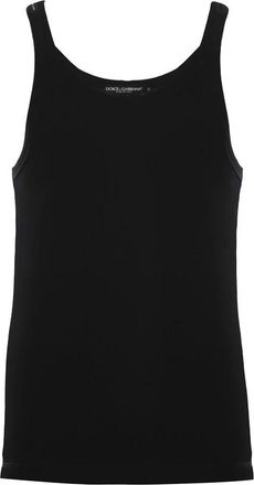 Dolce & Gabbana Mouwloos topje - Heren - Tops - Zwart - Maat: L