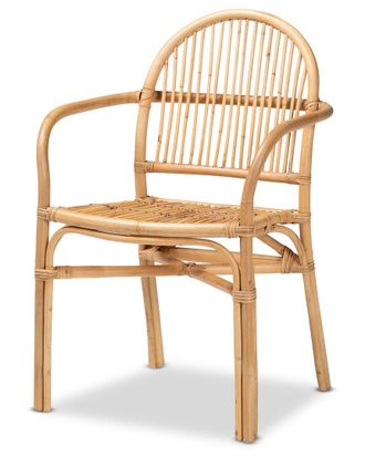 Baxton Studio Tugera Rattan Dining Chair