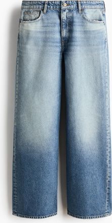 H&M Baggy Regular Waist Jeans - Blue