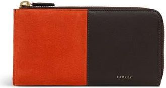 Radley London Chilworth Street Large Zip Around Wallet in Flame at Nordstrom